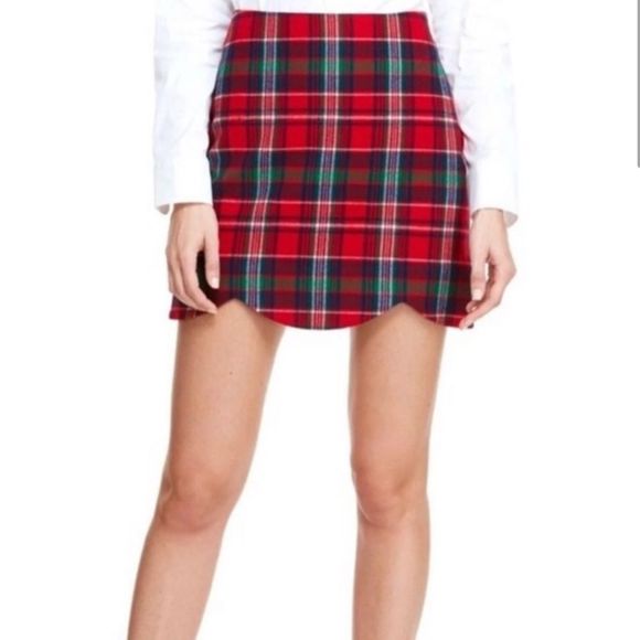 Vineyard Vines Dresses & Skirts - NEW VINEYARD VINES Red Plaid Pencil Skirt